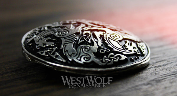 Celtic Mermaid Brooch or Cloak Pin – West Wolf Renaissance