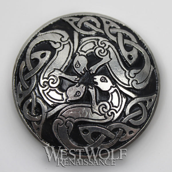 Celtic Mermaid Brooch or Cloak Pin – West Wolf Renaissance