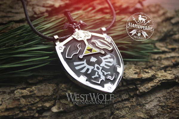 Legend of Zelda Master Sword and Shield Pendant – West Wolf