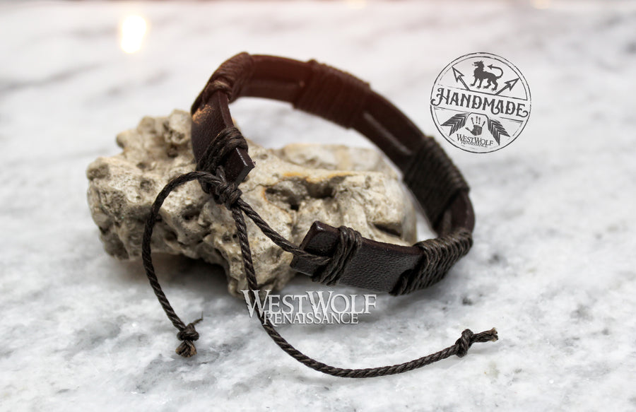 Wrap Bracelet How To Make A Leather Bracelet With Adjustable Cord