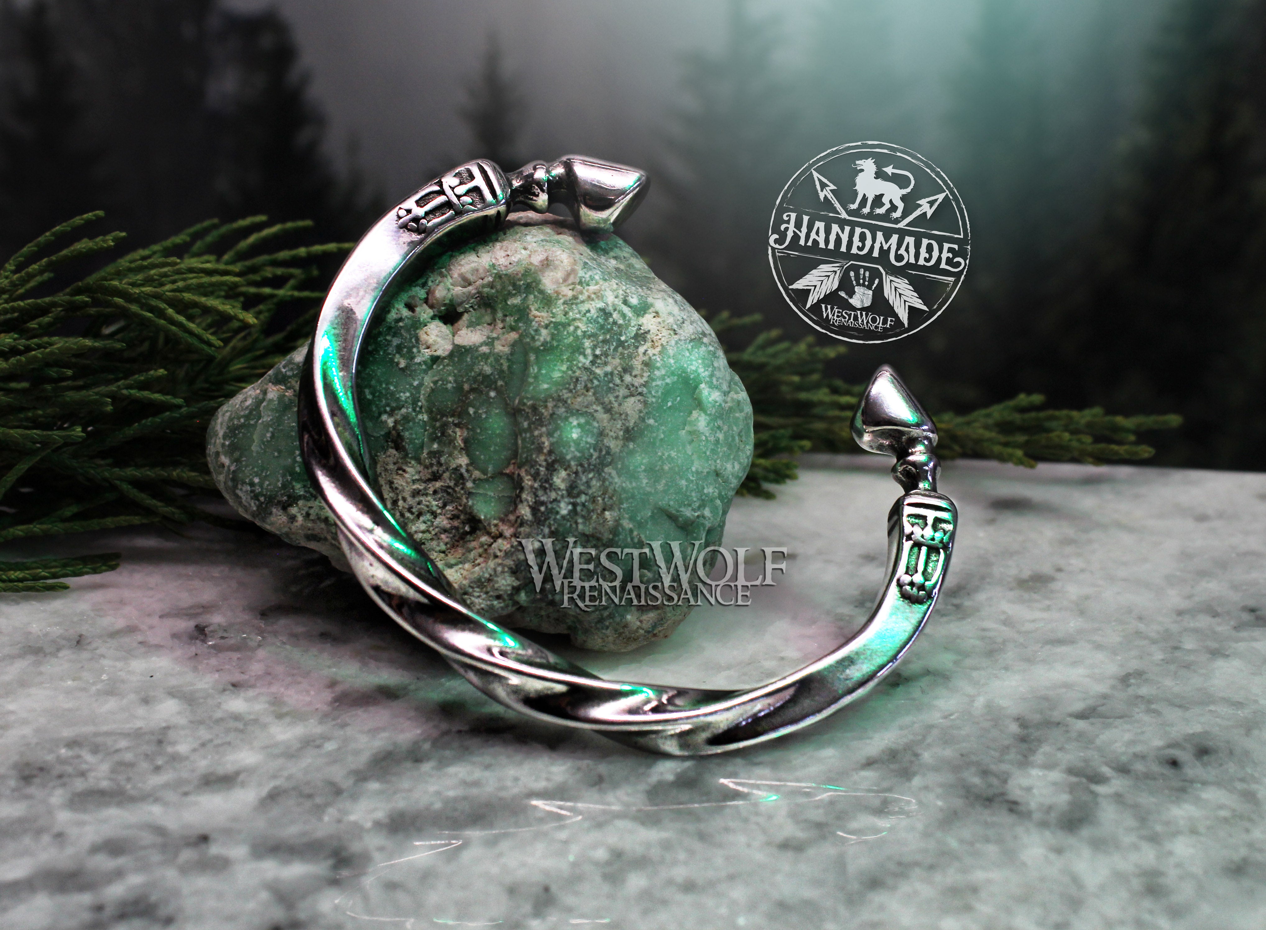 Norse Mythology Odin's Horse Sleipnir Torc or Bracelet in