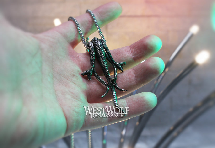 Hanging Snakes Pendant with Stainless Steel Chain
