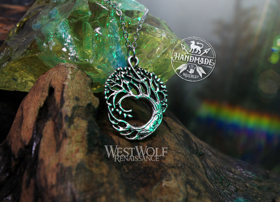 Small Tree of Life Pendant with Double-Sided Design