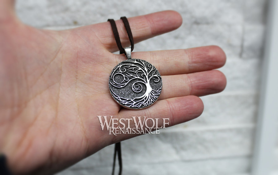 Tree of Life Pendant with Wild Curled Branches
