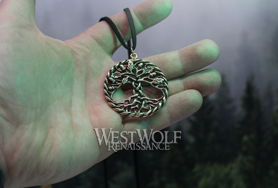 Yggdrasil the World Tree Pendant - Made of Fine Bronze