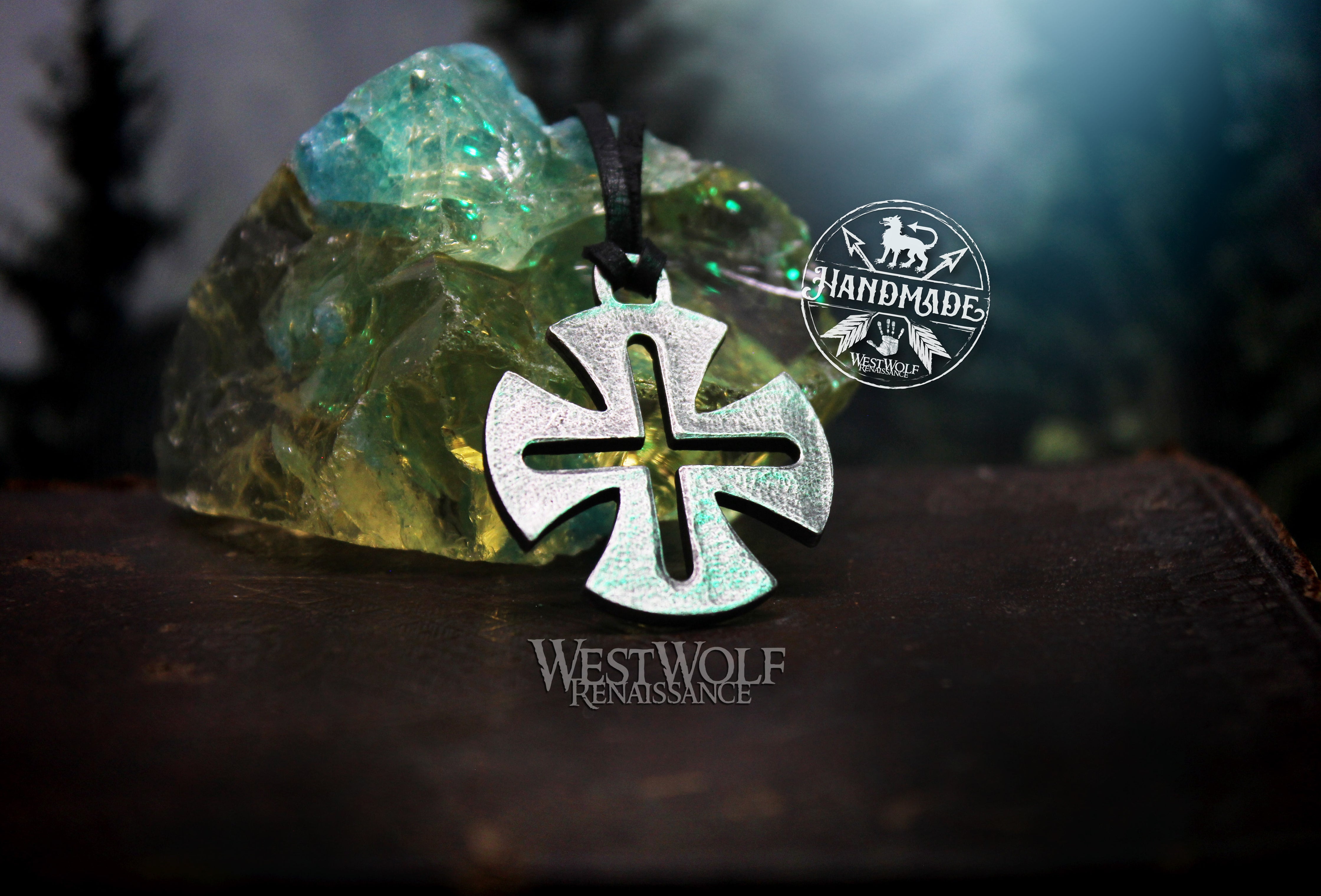 Medieval Cross Pendant - Gothic Cross – West Wolf Renaissance