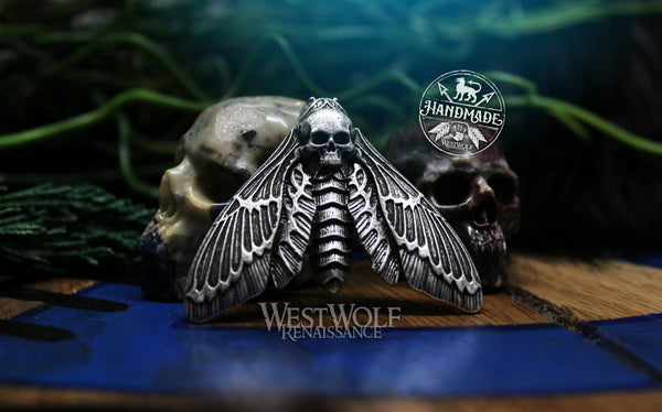 Death Moth Pendant – West Wolf Renaissance
