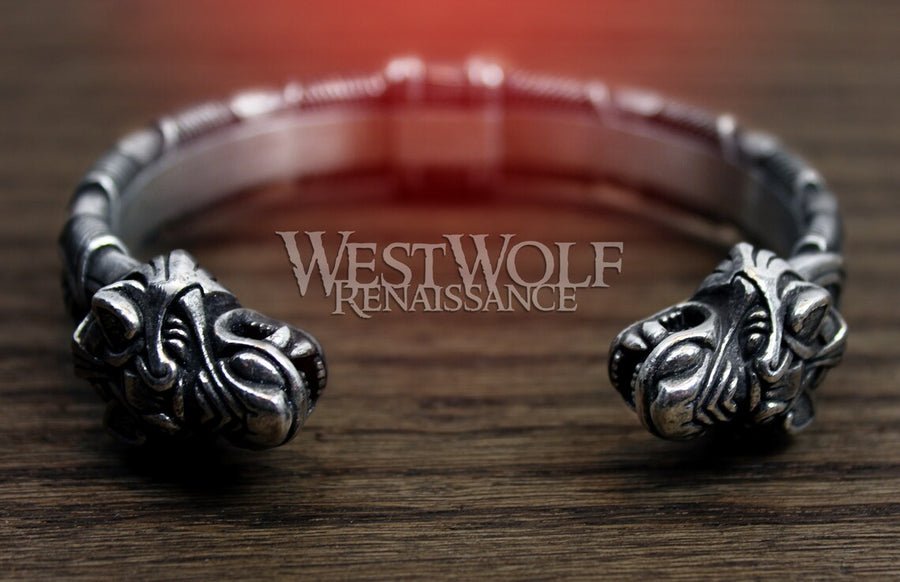 Wolves of Odin Bracelet - Geri and Freki