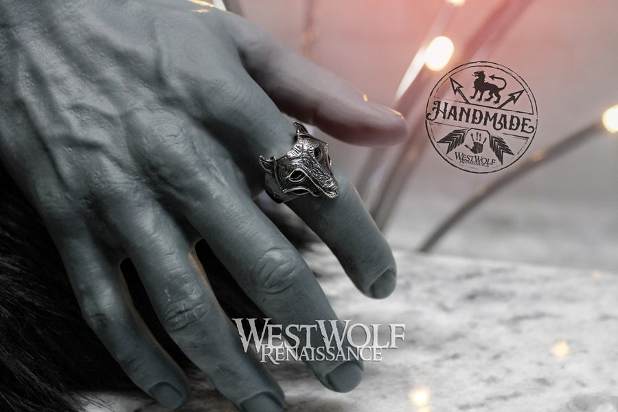 Adjustable Celtic Wolf Ring Wolf Moon Jewelry Womens Girls Teen Birthd –  Gold Diamond Shop