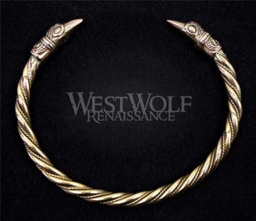 Viking Raven Bracelet - Gold Version