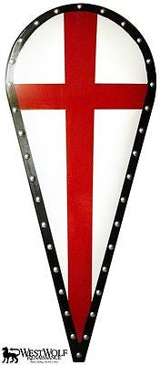 Kite Shield with Red Cross of the Crusades
