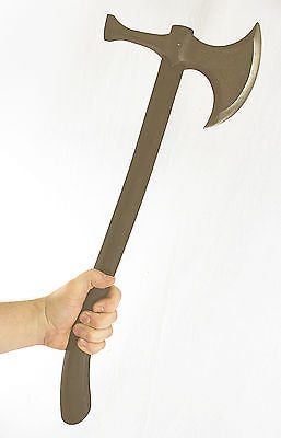 Viking Steel Hammer-Head Battle Axe with Wooden Haft