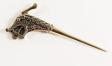 Viking Dragon Cloak Pin or Hair Pin Spike