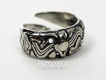 Silver Viking Ring - Borre Art