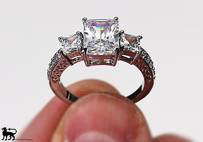 Royal Silver Ring of Queen Elizabeth - Size 7