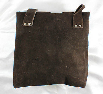 Medieval Renaissance Crusader Knight Brown Leather War Pouch