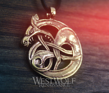 Viking / Celtic Wolf Knot Pendant