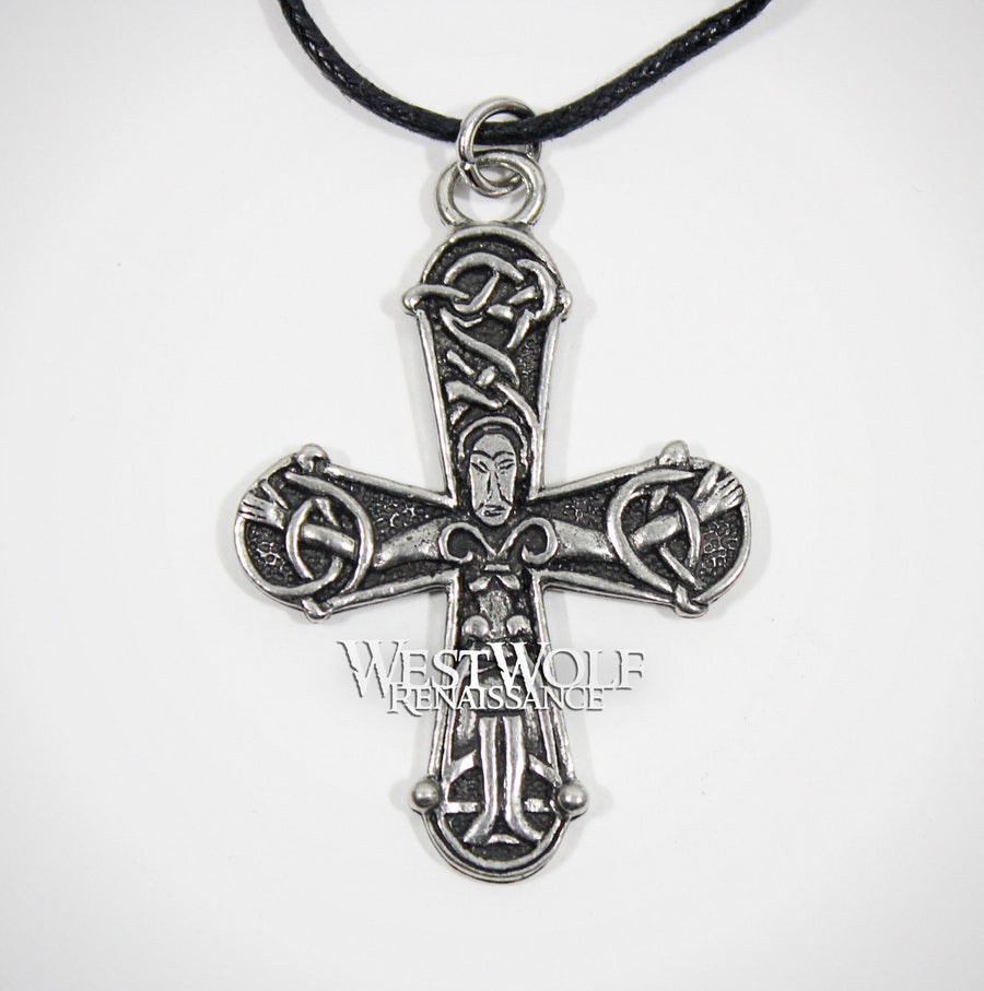 Viking Novgorod Cross Pendant - Russian Crucifix