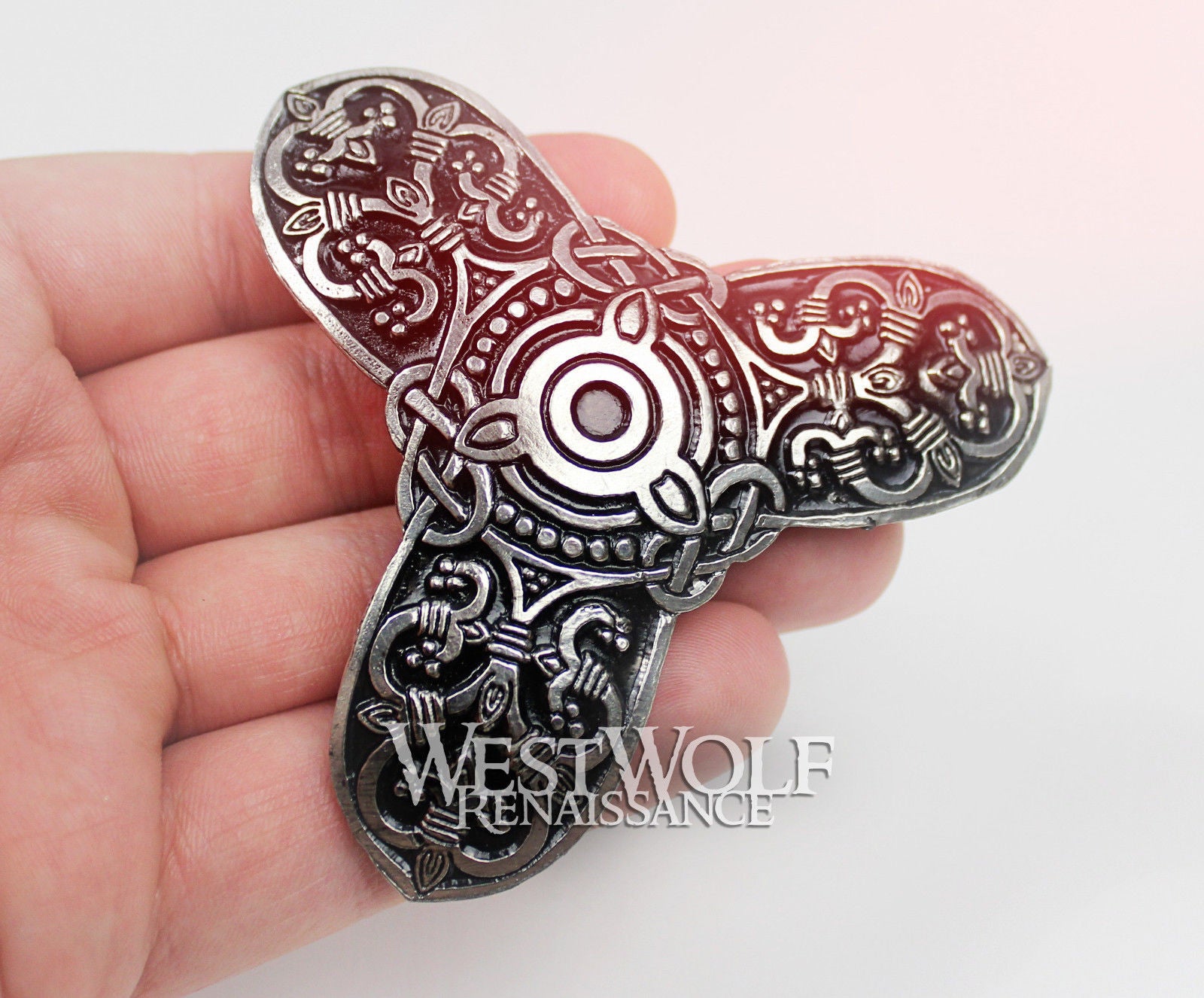Large Viking Jarl Trefoil Brooch or Cloak Pin – West Wolf Renaissance