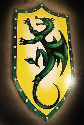 Gothic Green Dragon Shield