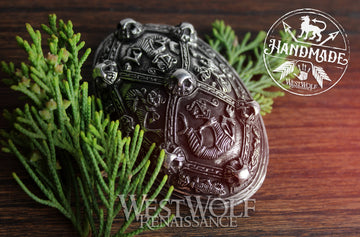 Viking Tortoise Brooch with 