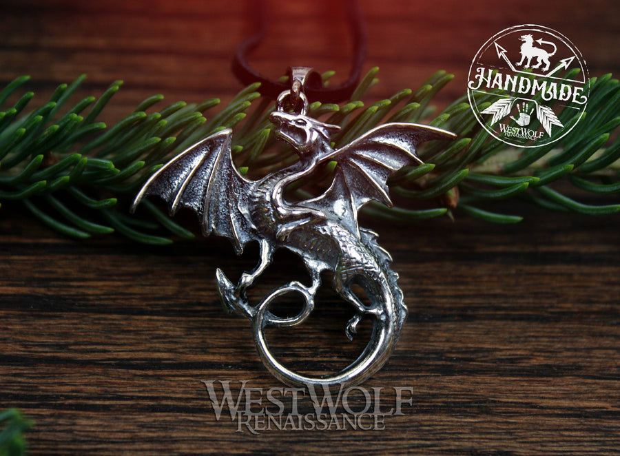 Dragon Pendant Made of Sterling Silver