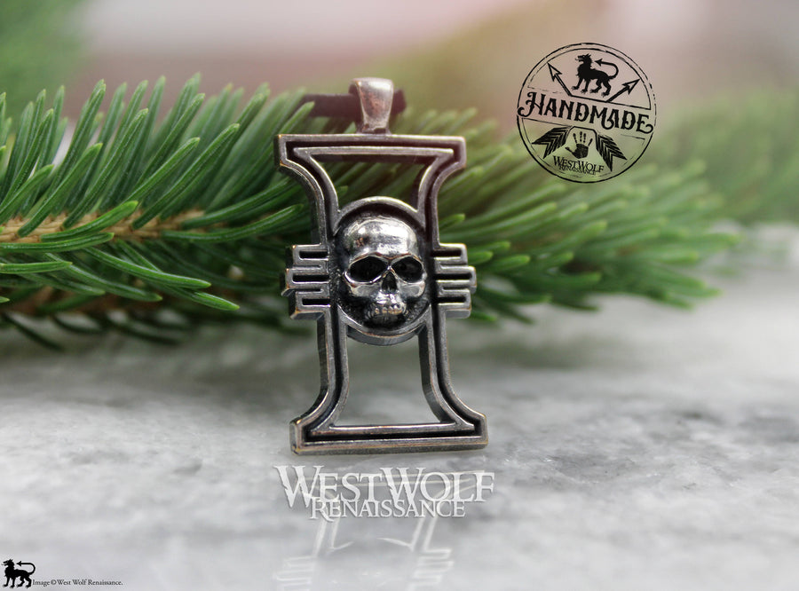Warhammer 40k Imperial Inquisition Pendant - Ordo Hereticus - Made of Sterling Silver