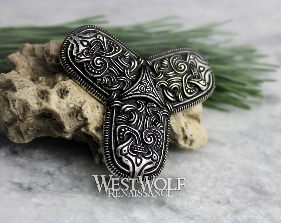 Viking Trefoil Brooch or Pin - Borre Style Viking Art
