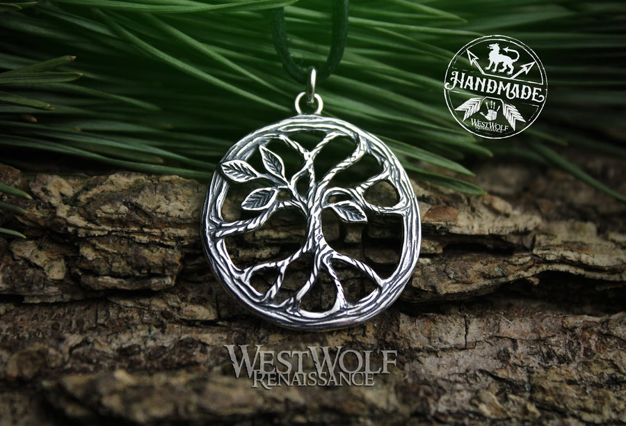 Tree of Life Pendant - Yggdrasil the World Tree - 925 Sterling Silver