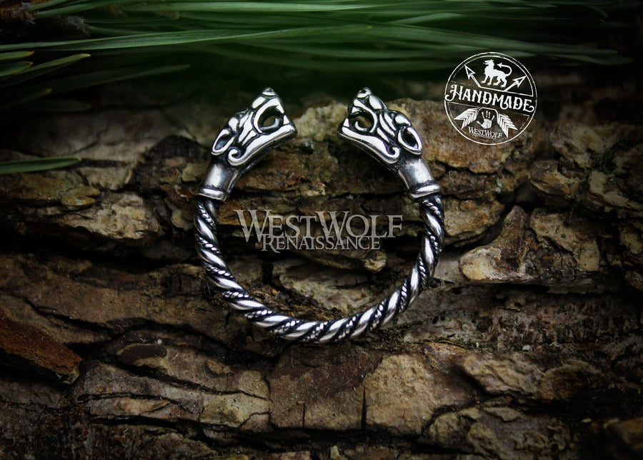 Viking Fenrir Wolf Head Ring - Made of 925 Sterling Silver