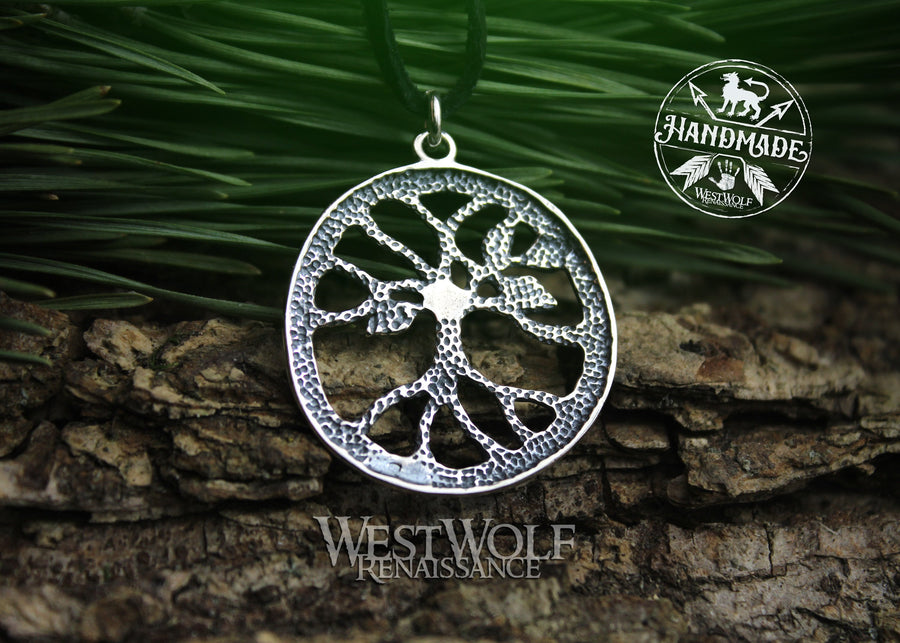 Tree of Life Pendant - Yggdrasil the World Tree - 925 Sterling Silver