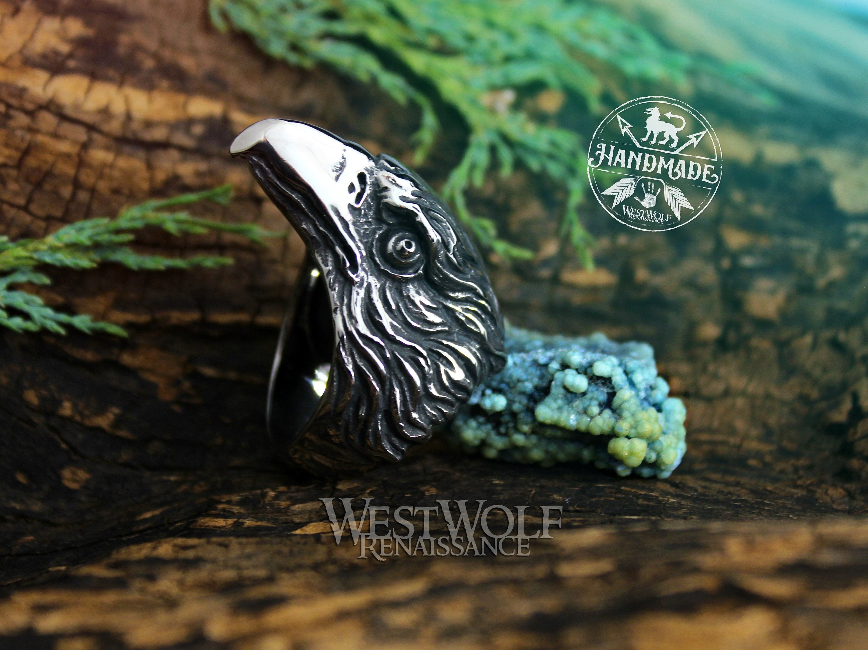 Eagle fashion head ring