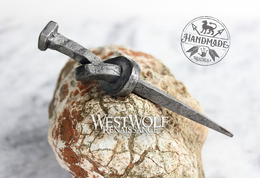 Hand-Forged Knotted Nail - Wedding Gift - Tying the Knot