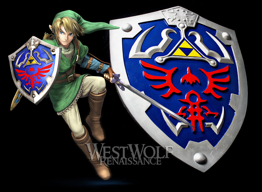 Legend of Zelda - Link's Hylian Knight Tri-Force Shield - Full Size/Sc –  West Wolf Renaissance