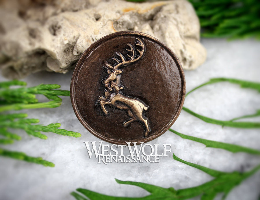 Game of Thrones House Sigil Pin - Silver or Bronze Finish