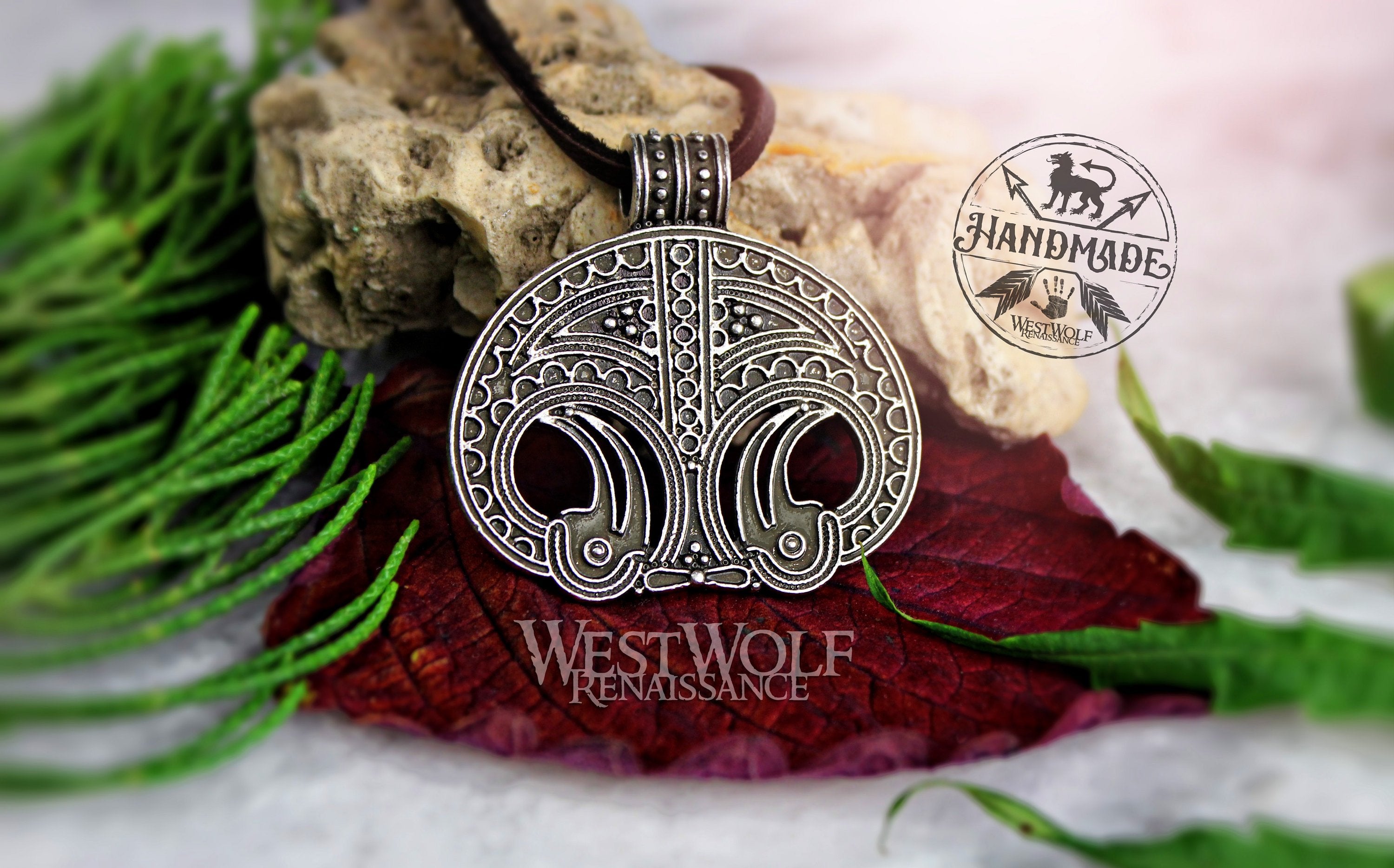Viking Lunula Pendant from Denmark - Moon Symbol of Fertility and