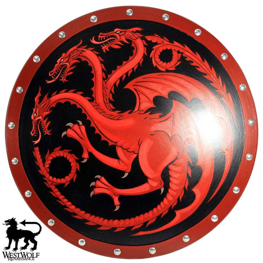 Dragon Shield of House Targaryen - Game of Thrones
